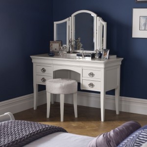 Bentley Designs Chantilly White Furniture Dressing Table  