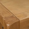 Ayr Oak Furniture Small Console Table with Drawer