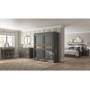 Divine Stone Grey Painted Furniture 2 Drawer Dressing Table