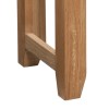 Summertown Rustic Oak Furniture 1 Drawer Console Table