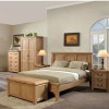 Summertown Rustic Oak Furniture Low Foot End 5ft King Size Bed