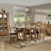 Summertown Rustic Oak Furniture Small Extending Dining Table