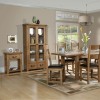 Summertown Rustic Oak Furniture 1 Drawer Console Table