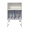 Concord Furniture White & Blue Turntable Stand