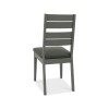 Bentley Designs Oakham Grey Slatted Dining Chair (Pair)