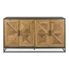 Bentley Designs Indus Industrial Oak Furniture Wide Sideboard