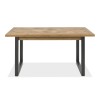 Bentley Designs Indus Industrial Oak Furniture 4-6 Extending Table