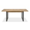 Bentley Designs Indus Industrial Oak Furniture 6-8 Extending Table