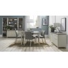 Bentley Designs Bergen Grey Painted 2-4 Seater Extension Dining Table