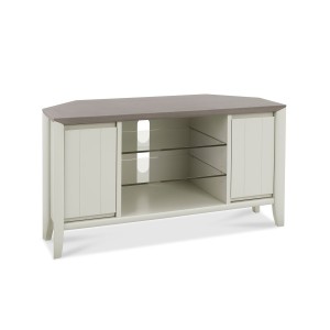 Bentley Designs Bergen Grey Painted Corner Entertainment Unit 