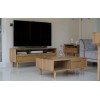 Scandic Solid Oak Furniture Medium TV Unit
