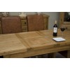 Deluxe Solid Oak Furniture Small Extending 4-6 Seater Table