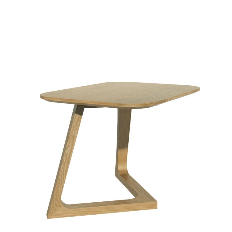 Scandic Solid Oak Furniture V Small Lamp Table