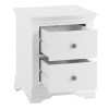 Maison White Painted Furniture Large Bedside Cabinet MAI-LBSC-W