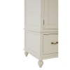Loire Painted Furniture White Double Wardrobe with Drawer 5502118