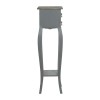 Loire Painted Furniture Light Grey Flower Plant Stand 5502153
