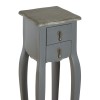 Loire Painted Furniture Light Grey Flower Plant Stand 5502153