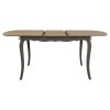 Loire Painted Furniture Dark Grey Extending Dining Table 5502161