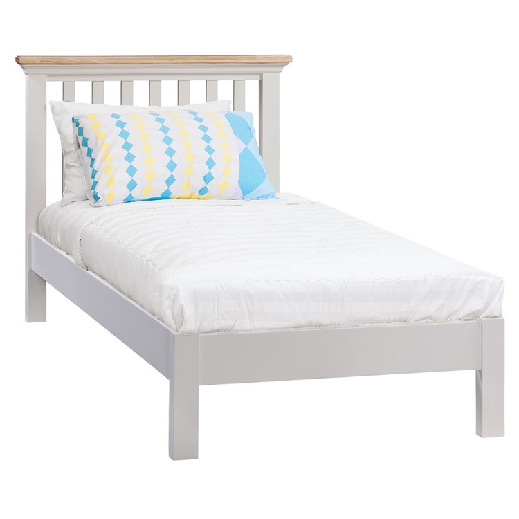 Cotswold Solid Oak Cream Painted Furniture 3ft Single Bed