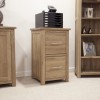 Opus Solid Oak Furniture 2 Drawer Filing Cabinet