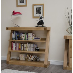 Z Solid Oak Furniture Small Bookcase