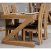 Z Solid Oak Furniture 4ft x 3ft Dining Table