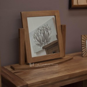 Rustic Solid Oak Furniture Dressing Table Mirror