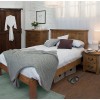 Fairford Rustic Furniture Single Bed - 3 ft