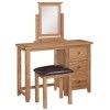 Mini Canterbury Oak Furniture Dressing Table Stool Only