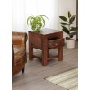 Mayan Walnut Furniture One Drawer Lamp Table CWC10A