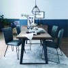 Imperial Aged Oak Furniture 180cm Fixed Top Dining Table