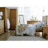 Colchester Rustic Oak Furniture 4 Drawer Narrow Chest