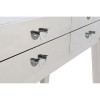 Allure Silver Finish Stainless Steel 4 Drawer Console Table 2403477