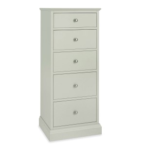 Ashby Cotton Painted Furniture 5 Drawer Tall Chest 