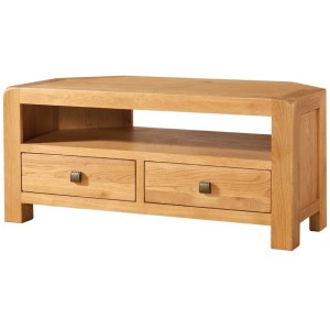 Avon Oak Furniture Corner TV Unit