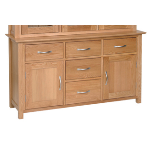 Devonshire New Oak Furniture 4ft 6 Dresser Base