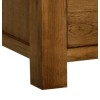 Devonshire Rustic Oak Furniture 3 Drawer High Bedside RB40