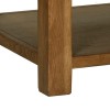 Devonshire Rustic Oak Furniture 2 Drawer Coffee Table-1