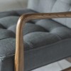 Humber Furniture Dark Grey Linen Armchair