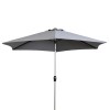 Regency Design Vazzano Round 2.7m Grey Aluminium Table Parasol