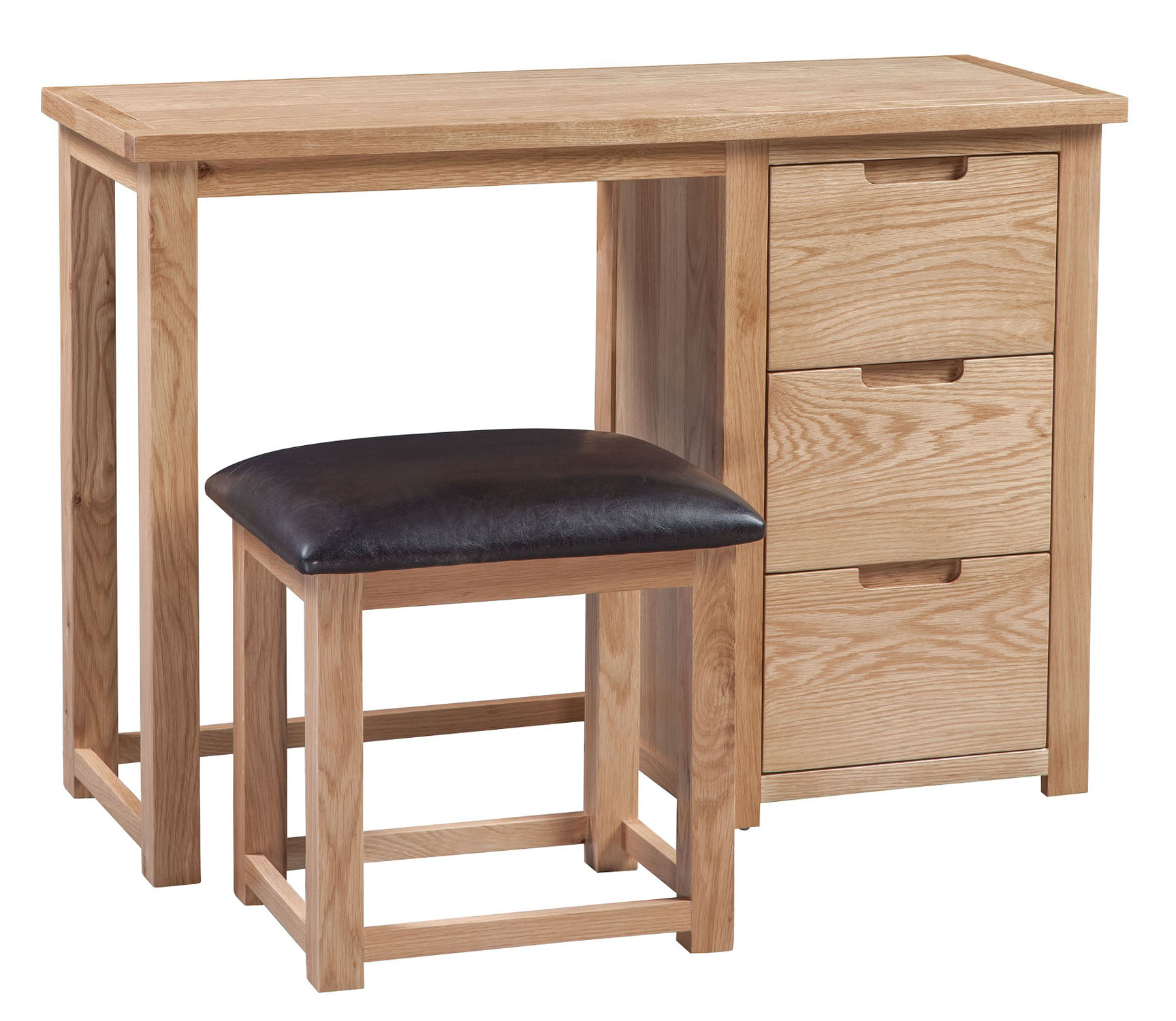 Moderna Oak Bedroom Furniture Modern Dressing Table And Stool Set